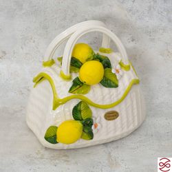 Композиция "Сумка" Orgia Лимоны 25 см