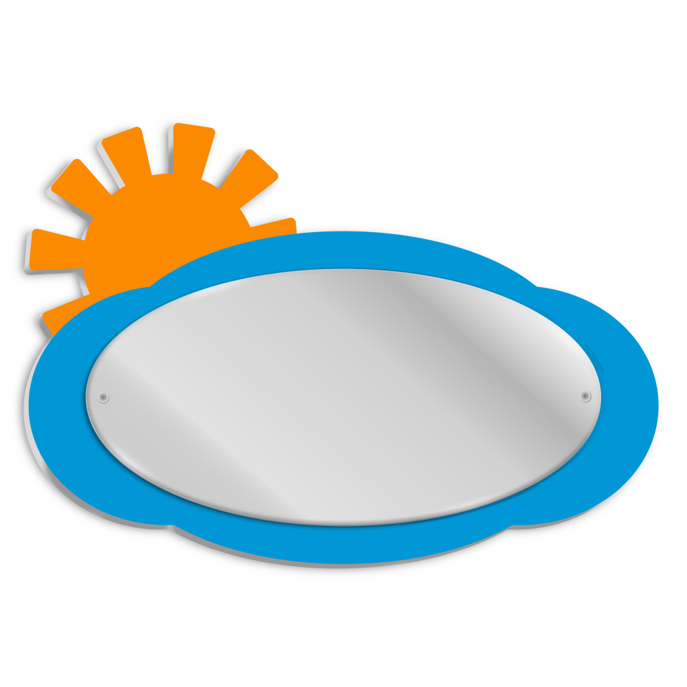 Зеркало фигурное Тучка 560032913