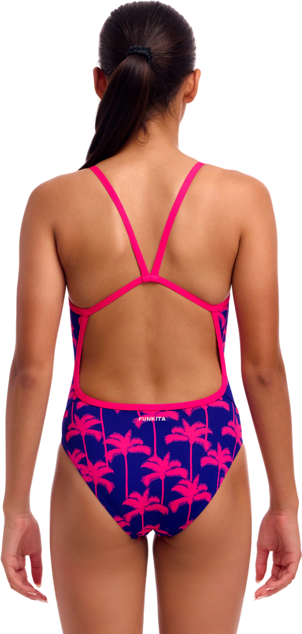 Купальник FUNKITA Girl's Pinky Palms (Single Strap)