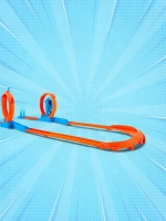 Автотрек Хот Вилс Тройная петля Track Creator JDW39