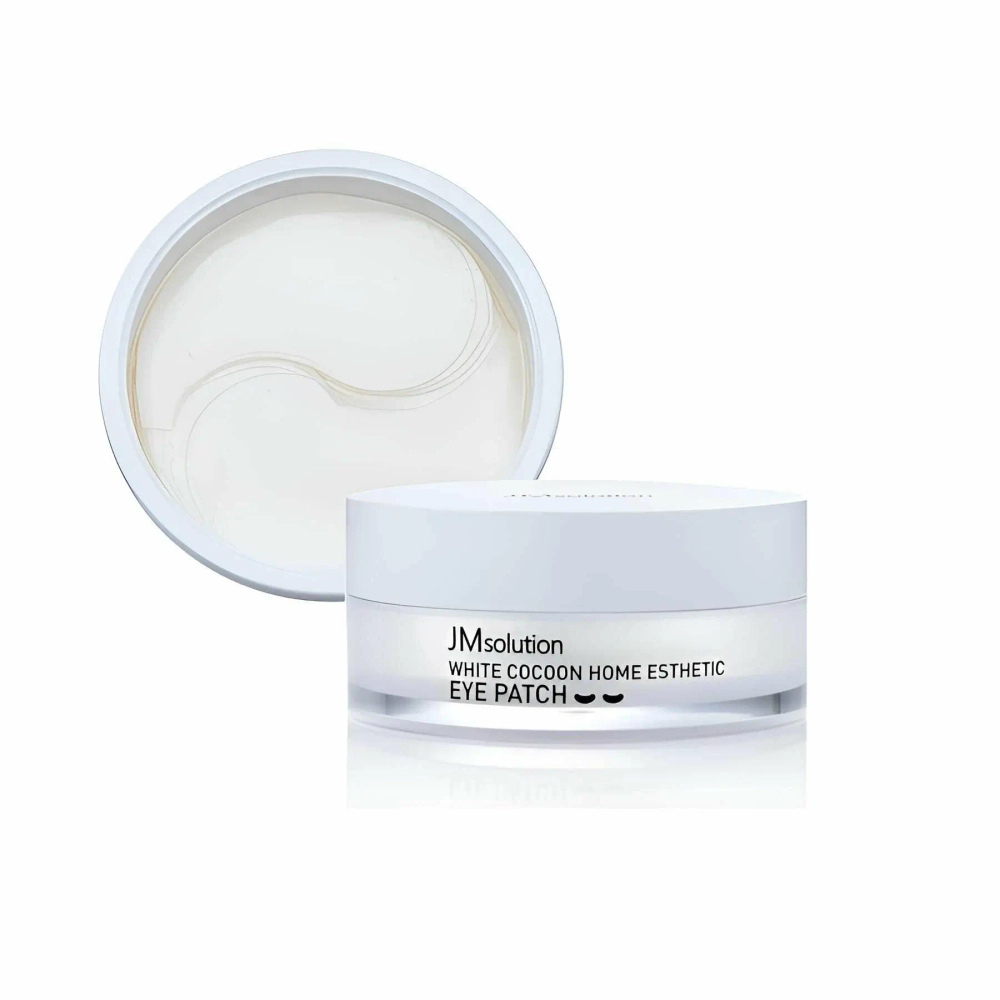 JMSolution Eye Patch Silky Cocoon Home Esthetic Патчи гидрогелевые с протеинами шёлка, 60 шт (90гр)