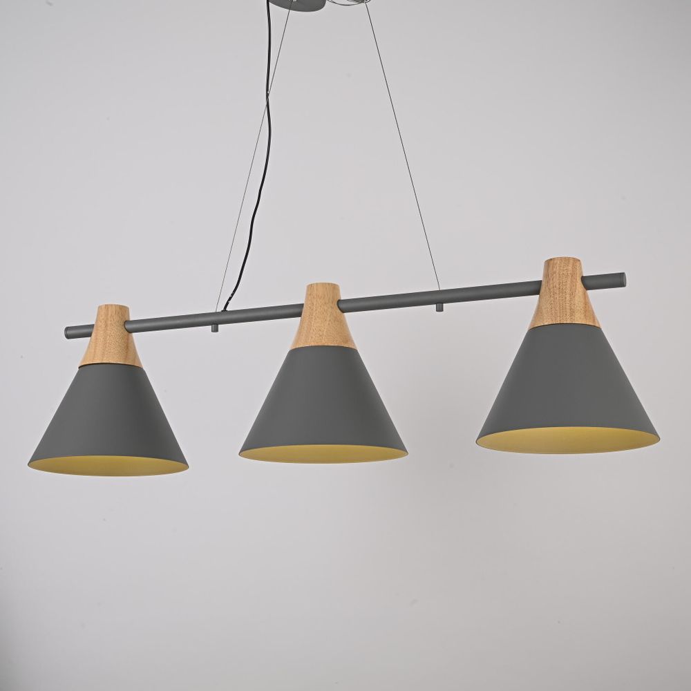 Реечный подвесной светильник NEXT Gray