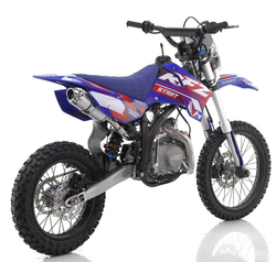Питбайк Apollo RFZ START 125X-LE, 17/14 синий
