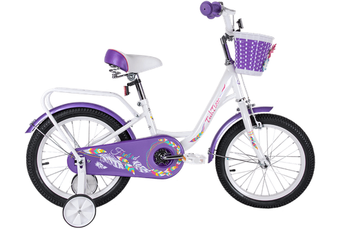 Велосипед Tech Team Firebird 20" бело-фиолетовый
