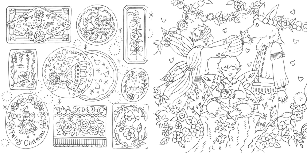 World Legend Fairy and the Magic of the Land of Travel. Coloring book