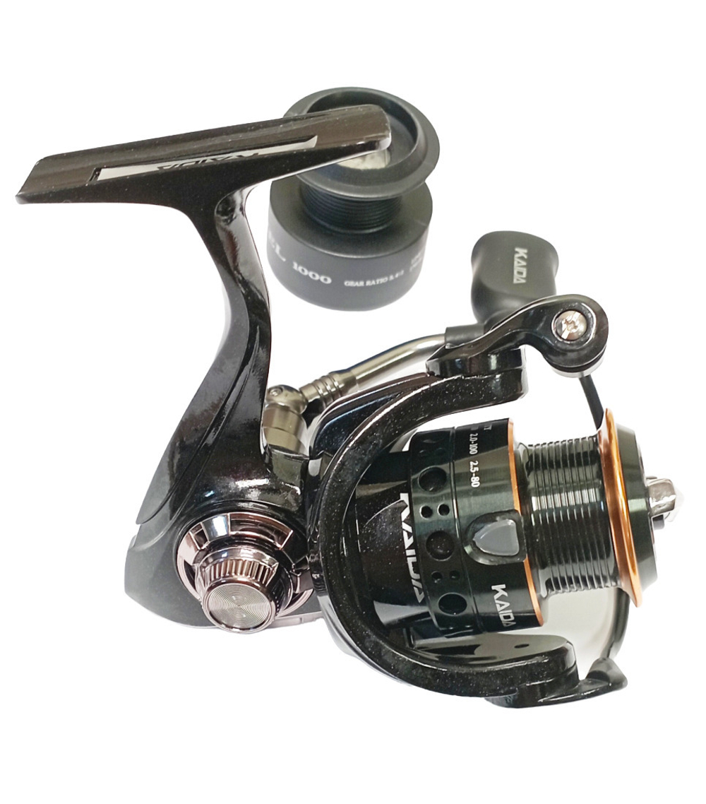 Катушка безынерционная Kaida Rezel 2000 +дополнительная шпуля