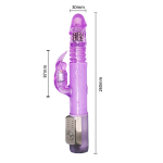 Сиреневый мультифункциональный вибратор-кролик 26см Baile Deluxe Dreeam Lover BW-037351-1