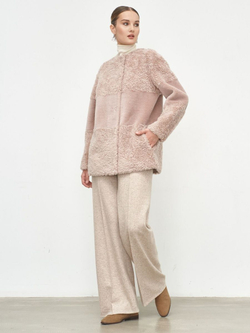 Шуба женская чебурашка тедди, SilverFox (арт. S1235-001)