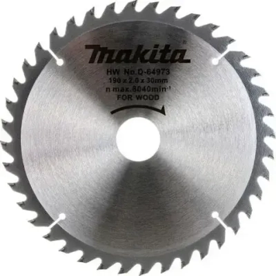 Диск пильный по дереву (190х30 мм; 40 зубьев) Makita D-64973