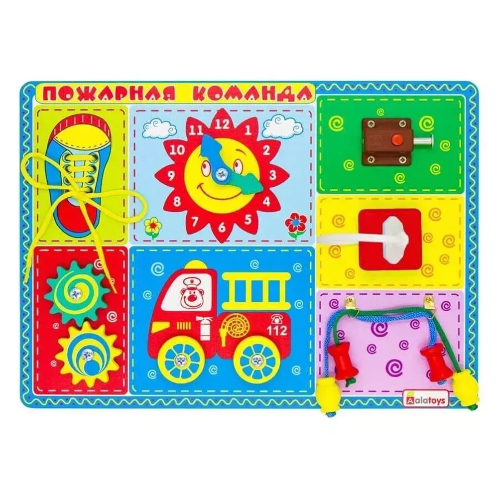 ББ108/Бизиборд Пожарная команда/