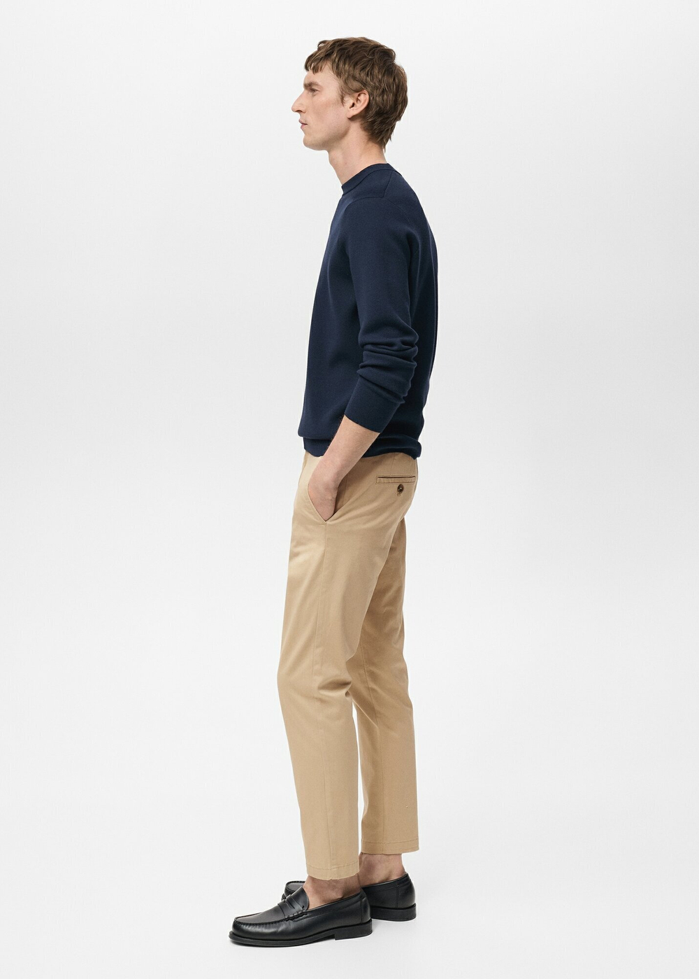 Укороченные брюки-чинос Prato tapered fit