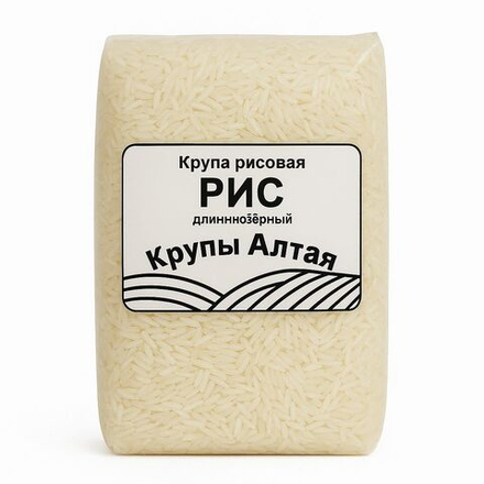 Рис длиннозерный Крупы Алтая 1500 гр