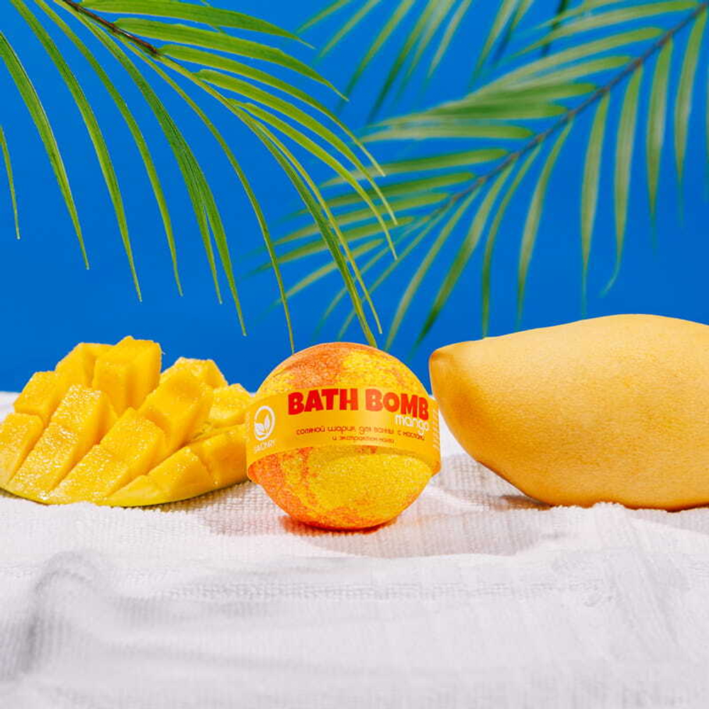 [Savonry] Шарик для ванн с маслами МАНГО, 100 гр