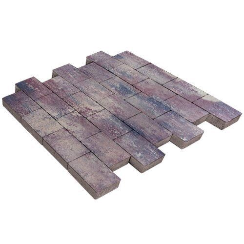 Тротуарная плитка Грас, 80 мм, ColorMix Каратау, гладкая