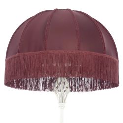 Citilux Базель CL407923T Торшер патина со столиком и красным абажуром