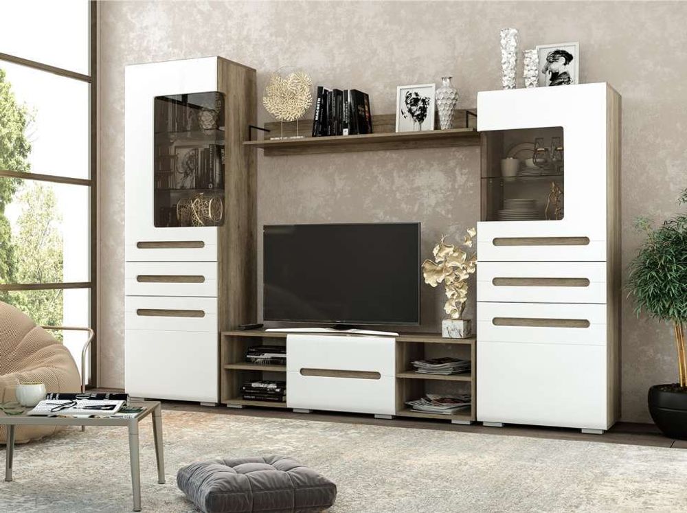 Наоми Шкаф со стеклом правый ШК-24