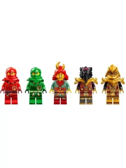 Конструктор Ниндзя Лавовый дракон трансформер 489 деталей