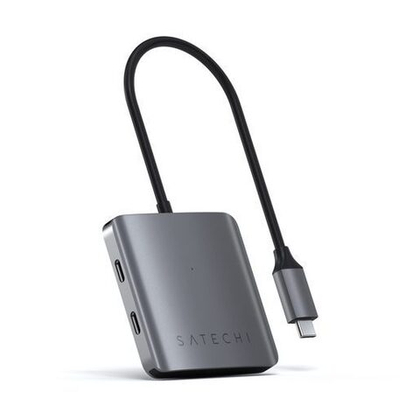 Hub Satechi USB-C 4 в 1, серый