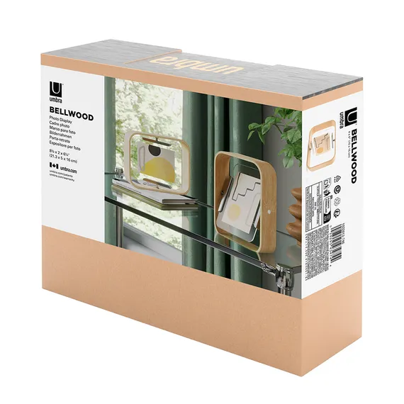 Фоторамка двусторонняя bellwood,16х22 см, натуральное дерево