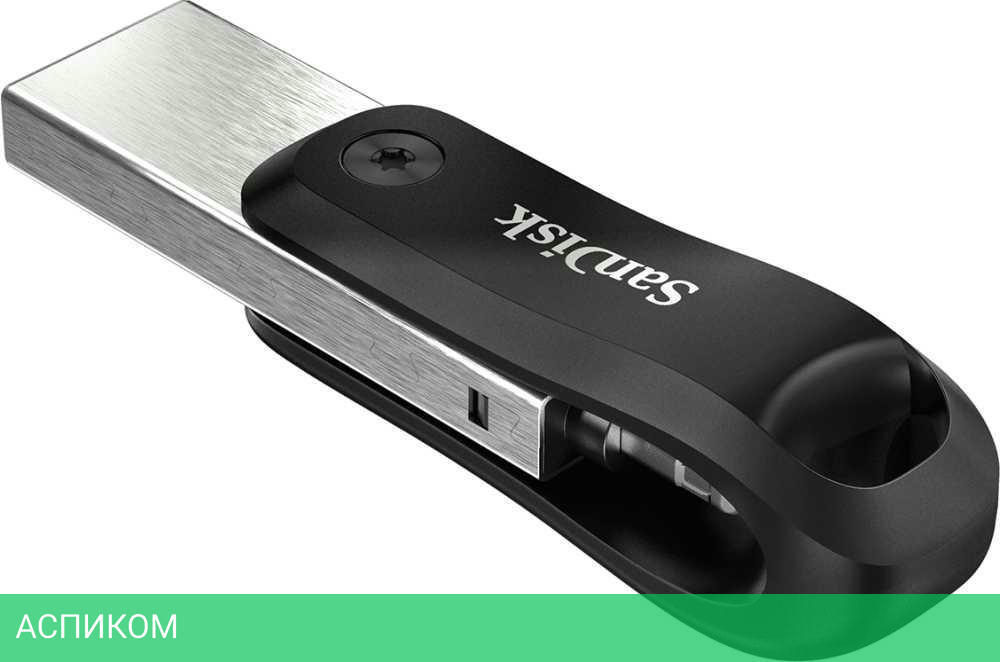 USB Flash-накопитель SanDisk iXpand GO 128Gb (SDIX60N-128G-GN6NE)