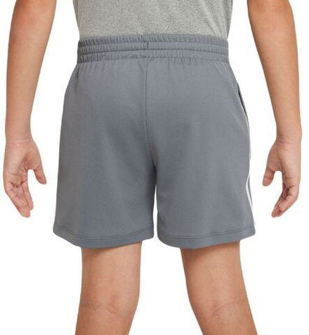 Детские теннисные шорты Nike Boys Dri-Fit Multi+ Graphic Training Shorts - smoke grey/white/white - Gray