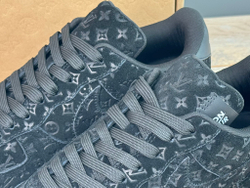 Louis Vuitton x Nike Air Force 1 Low Triple Black