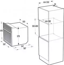 Электрический духовой шкаф Gorenje BO7732CLI