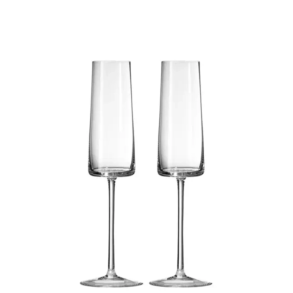 Wedgwood Набор из 2 бокалов для шампанского Vera Wang Metropolitain Flute 220 мл