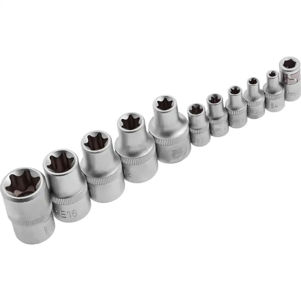 Набор инструментов, 1/2",3/8", 1/4", CrV, 142 предм. STELS 14107
