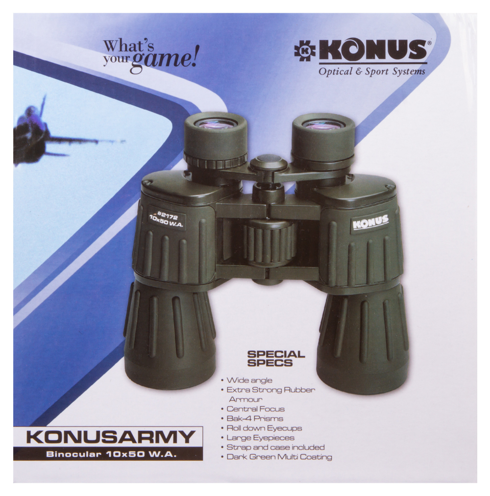 Бинокль Konus Konusarmy 10x50 WA