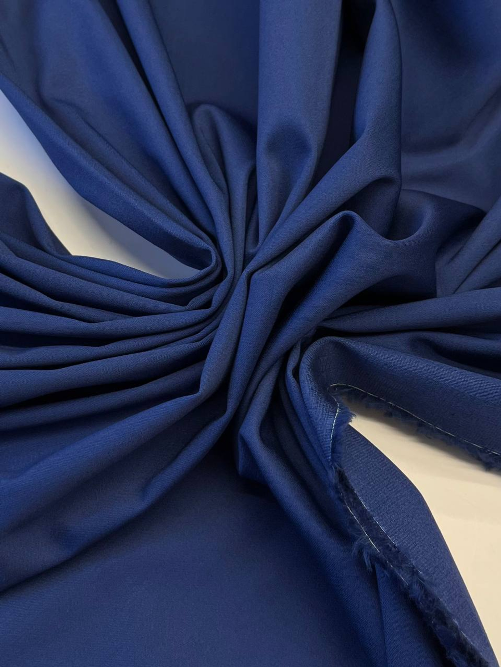 Хлопок с эластаном синий