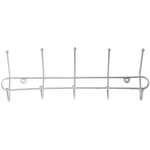 Вешалка овальная 2-х позиционная 5 крючков 40*8*13см хром, ВК5/1-400