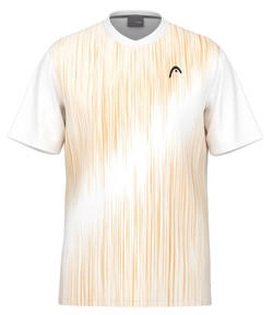 Детская теннисная футболка Head Boys Vision Topspin T-Shirt - performance print/banana