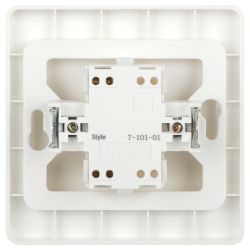 Выключатель Intro Style 7-101-01 10А-250В, IP20, СУ, белый
