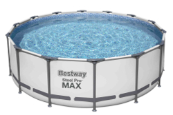Каркасный бассейн Bestway 427х122 см + фильтр-насос 3028 л/ч, тент, лестница (5612X)