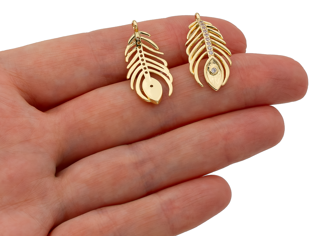 Подвеска Перо, 25,5мм