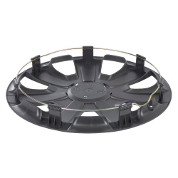 Колпаки R14 Gamma 4шт (черно-матовые) ABS-пластик ARNEZI A0702049
