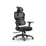 Эргономичное компьютерное кресло FoxGear NETZ модель XO - office edition (FG-NETZ-XO-BK)