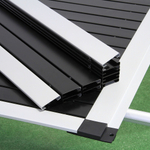 Стол складной алюминий, 140х80х70 см, сер