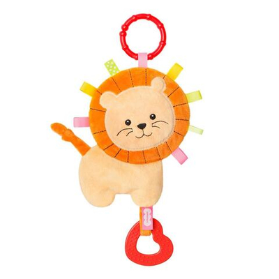 Игрушка-подвеска "Хрустящий Лев Боня с петельками" (Мякиши)