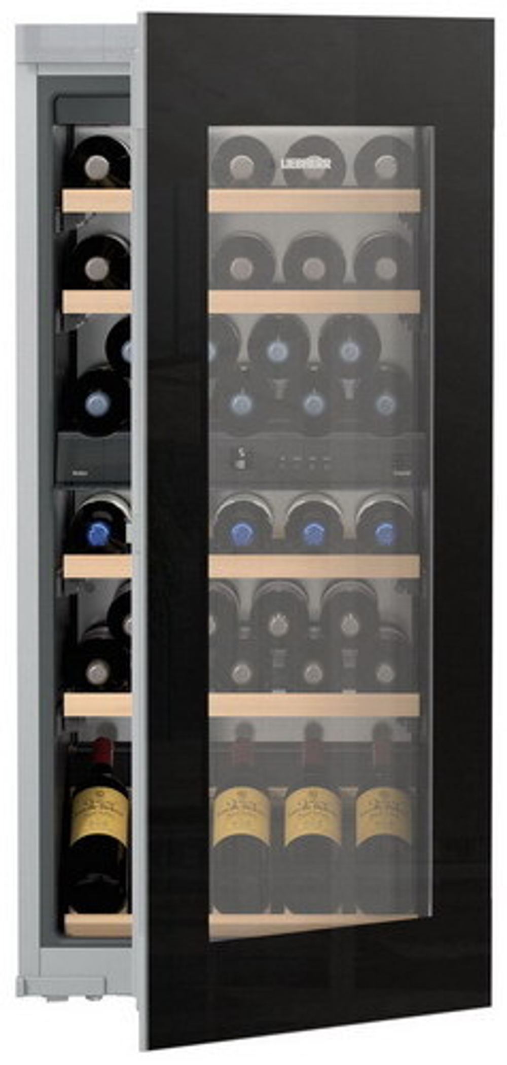 Встраиваемый винный шкаф Liebherr EWTgb 2383-26 001 черное стекло