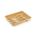 Лоток для столовых приборов маленький серебро