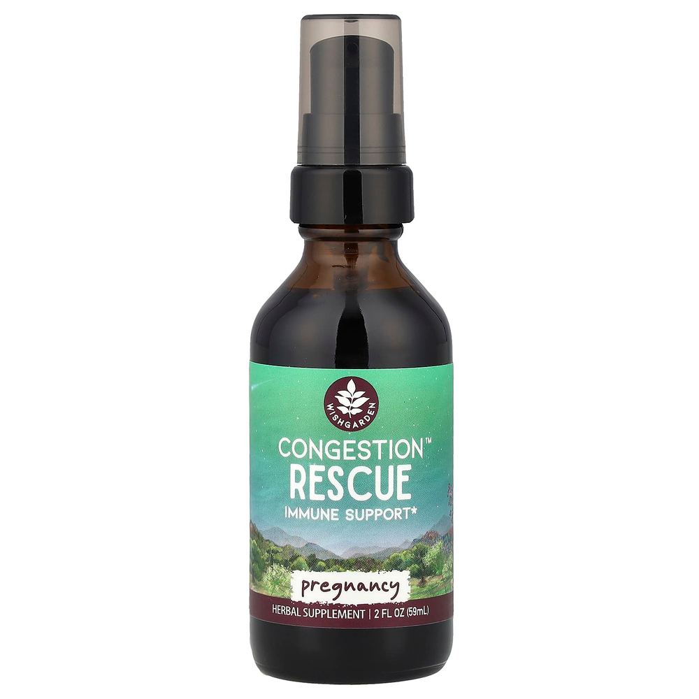 WishGarden Herbs, Congestion ™ Rescue, для беременных, 59 мл (2 жидк. Унции)