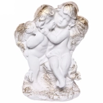 Статуэтка из гипса «Ангелы пара» 20см позолота