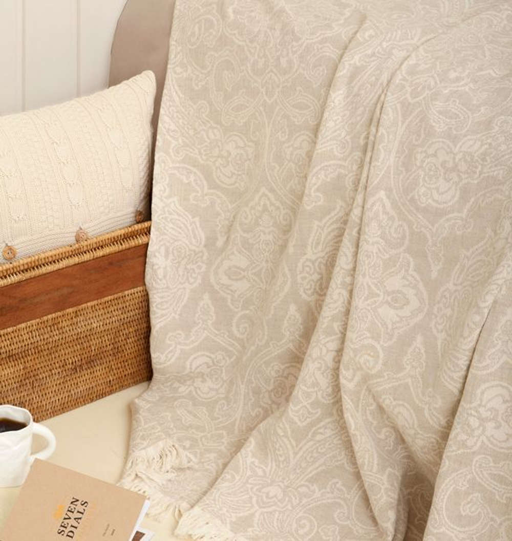 Покрывало 220x240 Luxberry Every Time сливочное Португалия