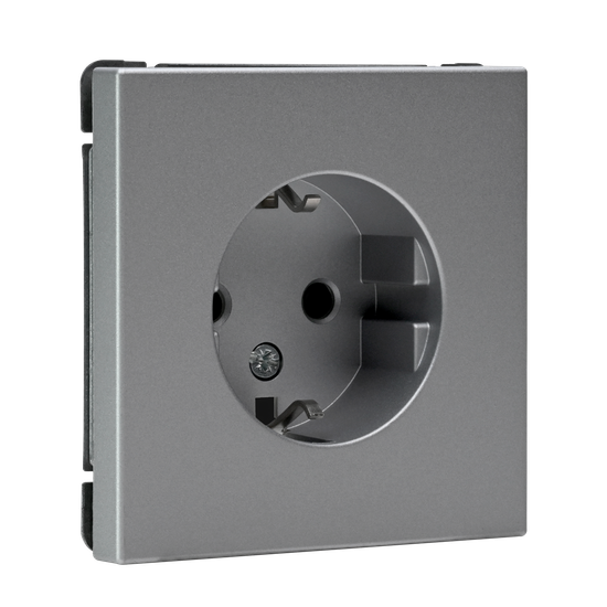 Розетка ArtGallery 16А с заземл. механизм алюм. SE GAL000343