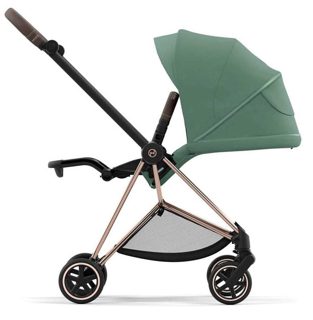 Прогулочная коляска Cybex Mios III Rosegold complete Leaf Green