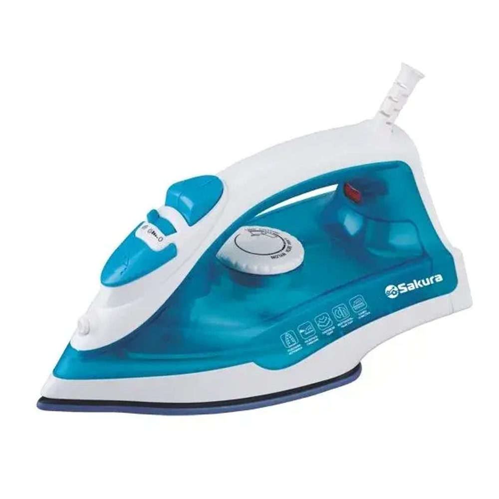 Утюг электро SA-3063NG 1800Вт тефлон.подошва пар.увлажнение самоочист