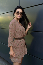 D104 Provena sukienka Pink Merribel