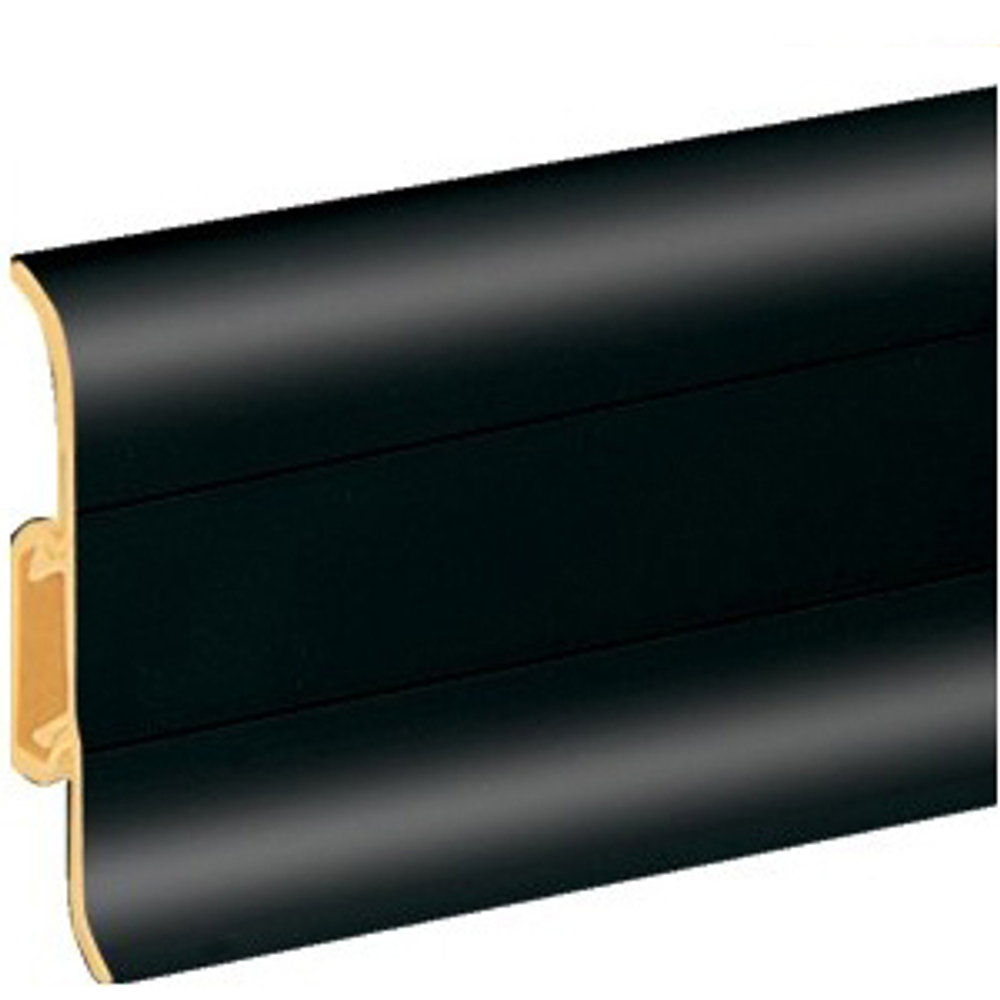 ПЛИНТУС "Cezar" 290 Черный 59*22мм 2,5м с к/к.